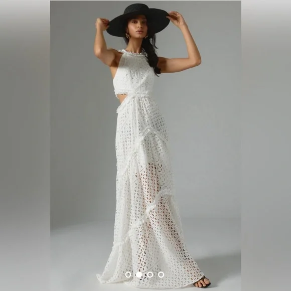 Anthropologie | Dresses | Lace The Label Eyelet Cutout Halter Dress Nwt | Poshmark Anthropologie | Dresses | Lace The Label Eyelet Cutout Halter Dress Nwt | Poshmark